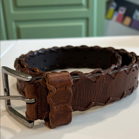 Vintage Massimo - XL, Braided Leather Belt, unisex - Picture 3 of 7